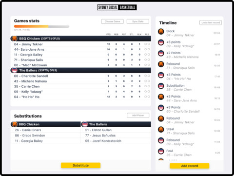 Scoring & Referee App